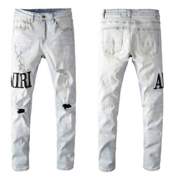 Jeans Amiri Milk – Bild 3