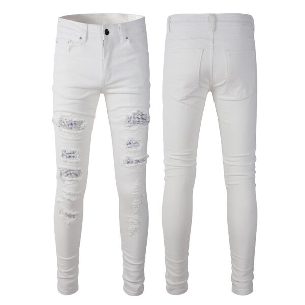 Jeans Clean White – Bild 3